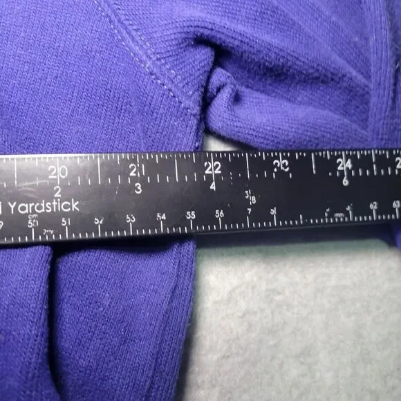 Polo Ralph Lauren 1/4 Zip Sweater Men's Medium Royal Blue Pony Designer - Picture 4 of 8